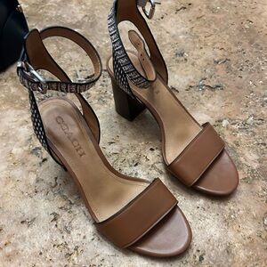 Coach sandals heels 6